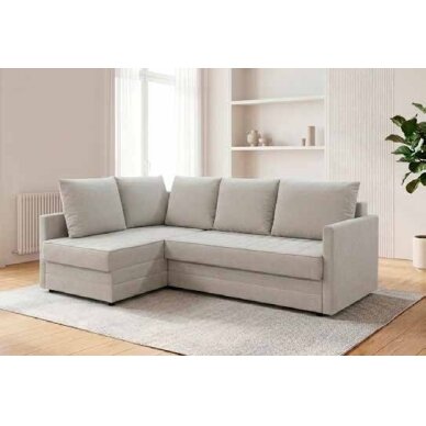 Kampinė sofa-lova MARGO, miegamoji vieta 140x200 cm Kampinė sofa-lova MARGO, miegamoji vieta 140x200 cm