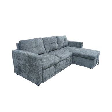 Kampinė sofa-lova SOHO, šviesiai pilka 1 Kampinė sofa-lova SOHO, šviesiai pilka 1