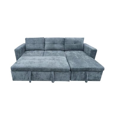 Kampinė sofa-lova SOHO, šviesiai pilka 3