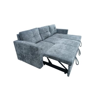 Kampinė sofa-lova SOHO, šviesiai pilka 4 Kampinė sofa-lova SOHO, šviesiai pilka 4