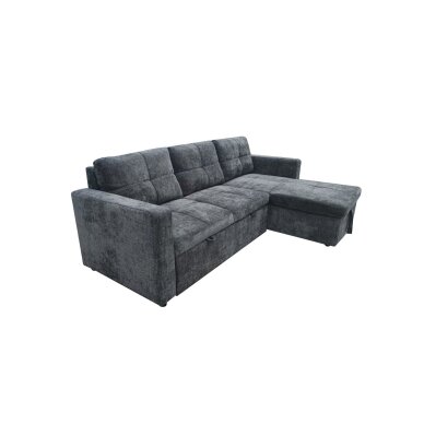 Kampinė sofa-lova SOHO, tamsiai pilka 1 Kampinė sofa-lova SOHO, tamsiai pilka 1