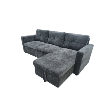Kampinė sofa-lova SOHO, tamsiai pilka 2
