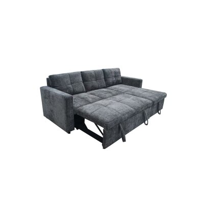 Kampinė sofa-lova SOHO, tamsiai pilka 4 Kampinė sofa-lova SOHO, tamsiai pilka 4