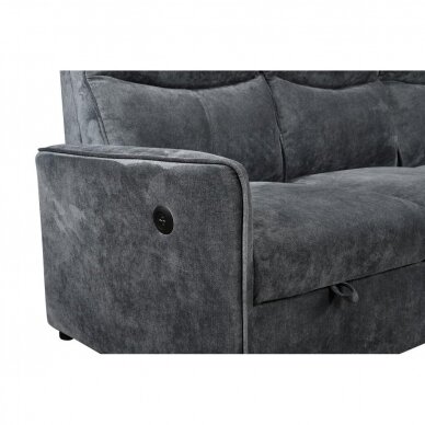 Kampinė sofa LUMEN U tamsiai pilka 10 Kampinė sofa LUMEN U tamsiai pilka 10
