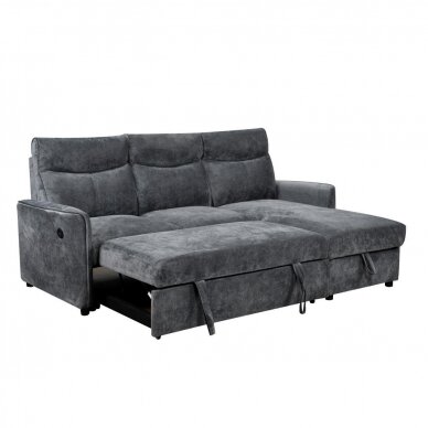 Kampinė sofa LUMEN U tamsiai pilka 8 Kampinė sofa LUMEN U tamsiai pilka 8