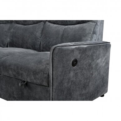 Kampinė sofa LUMEN U tamsiai pilka 9 Kampinė sofa LUMEN U tamsiai pilka 9