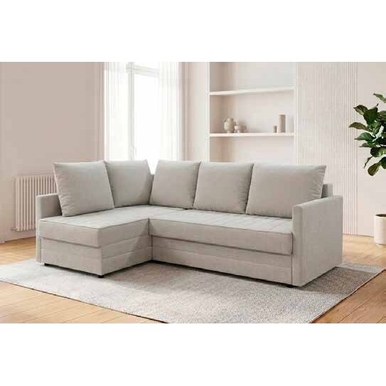 Kampinė sofa-lova MARGO, miegamoji vieta 140x200 cm