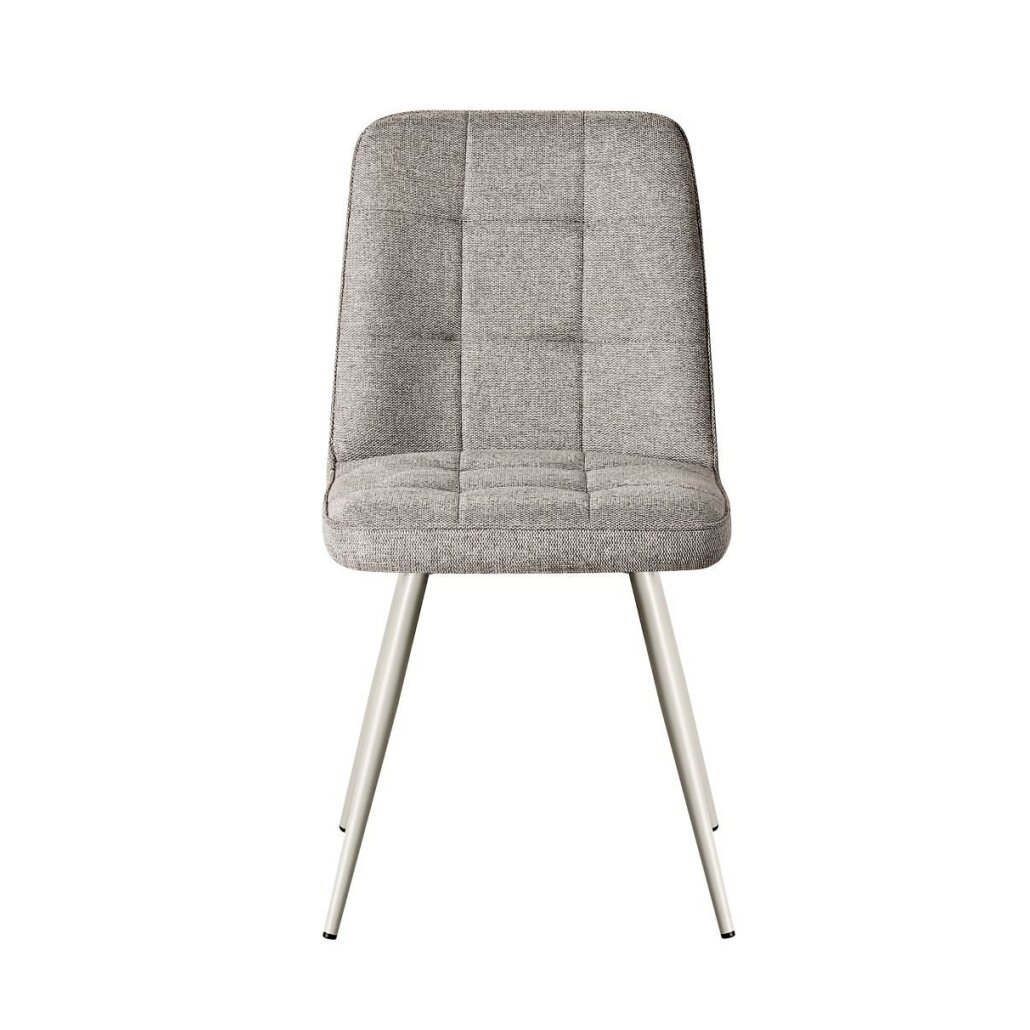 Kėdė SUN GREY, pilkai ruda (taupe), rogožka, pilkos kojos Kėdė SUN GREY, pilkai ruda (taupe), rogožka, pilkos kojos