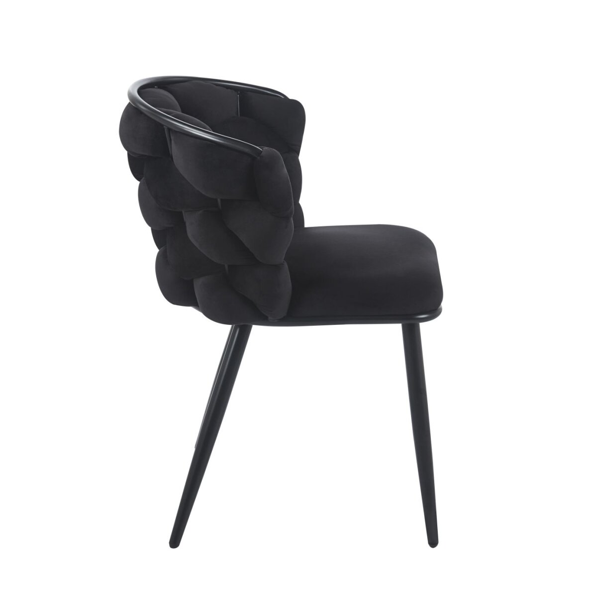 Kėdė aksomas - Riviera 100 juodi 2 Kėdė aksomas - Riviera 100 juodi 2