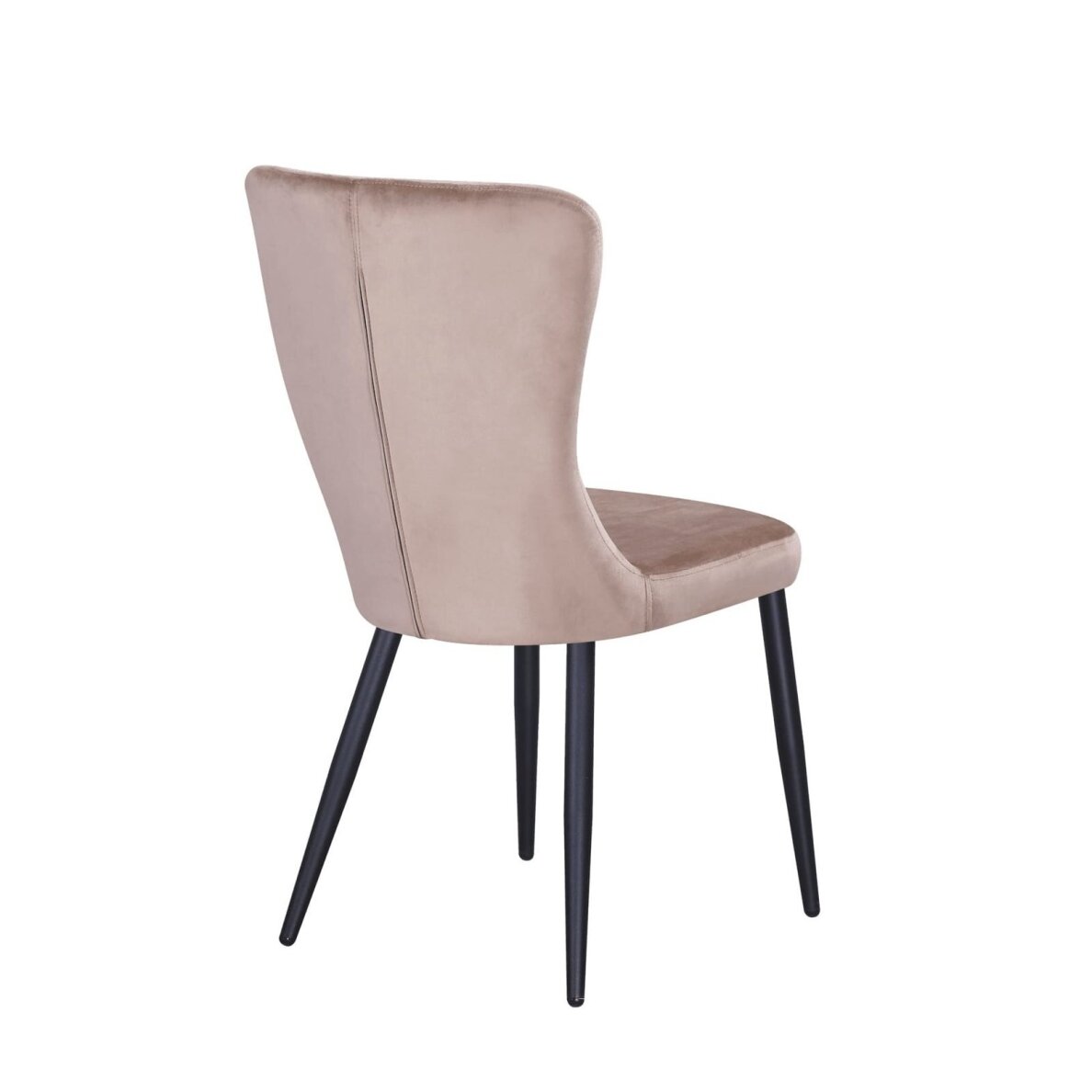 Kėdė MIA, pilkai ruda (taupe), veliūrinė 3 Kėdė MIA, pilkai ruda (taupe), veliūrinė 3