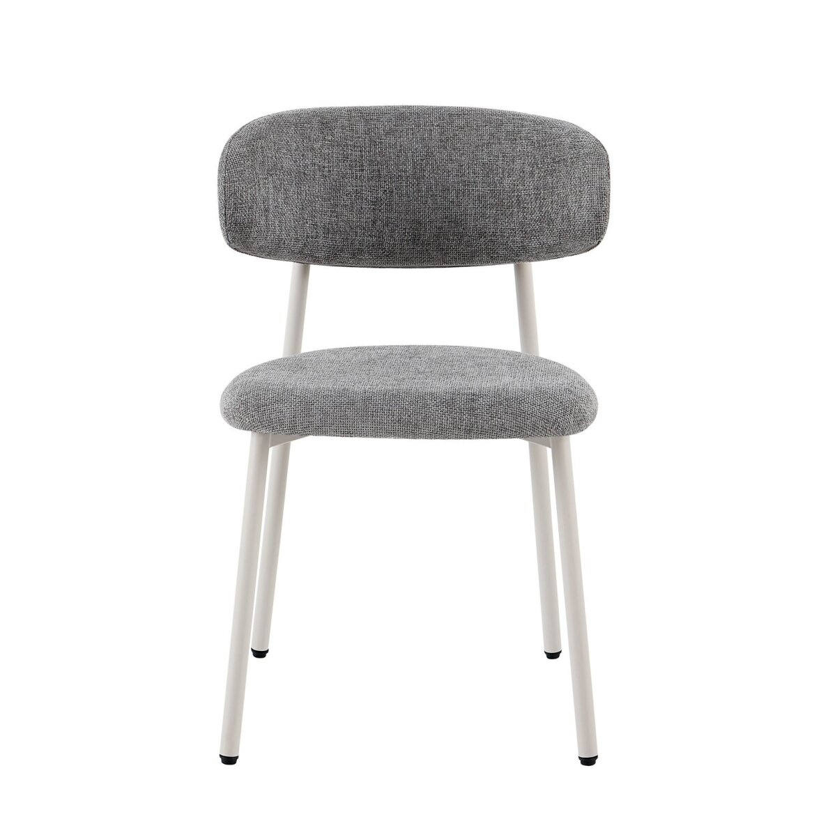 Kėdė PRIMO GREY, pilka, lininė, pilkos kojos Kėdė PRIMO GREY, pilka, lininė, pilkos kojos