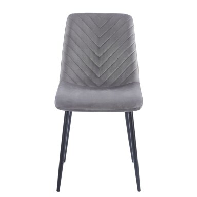 Kėdė aksomas - Riviera 91 pilki