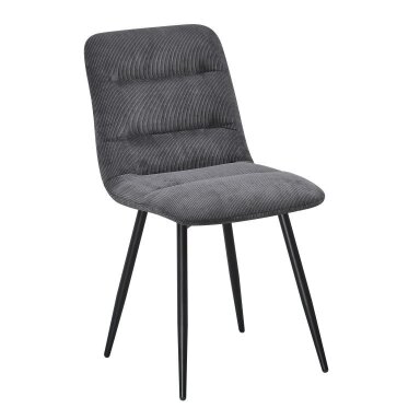 Kėdė BOS, pilka, velvetinė Kėdė BOS, pilka, velvetinė