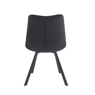 Kėdė aksomas - Riviera 100 juodi 2 Kėdė aksomas - Riviera 100 juodi 2