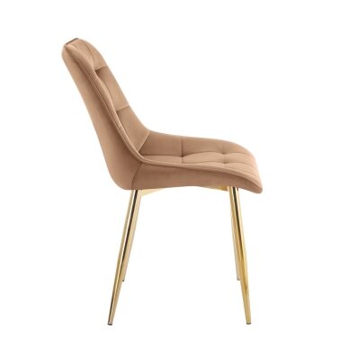 Kėdė aksomas - Riviera 24 cappuccino 3