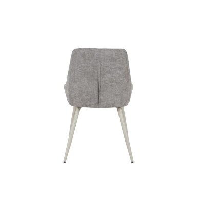 Kėdė KENT GREY, pilka, rogožka, pilkos kojos 3 Kėdė KENT GREY, pilka, rogožka, pilkos kojos 3