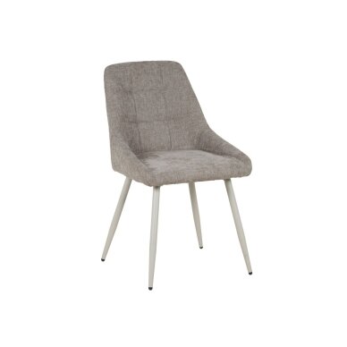Kėdė KENT GREY, ruda, rogožka, pilkos kojos 1 Kėdė KENT GREY, ruda, rogožka, pilkos kojos 1