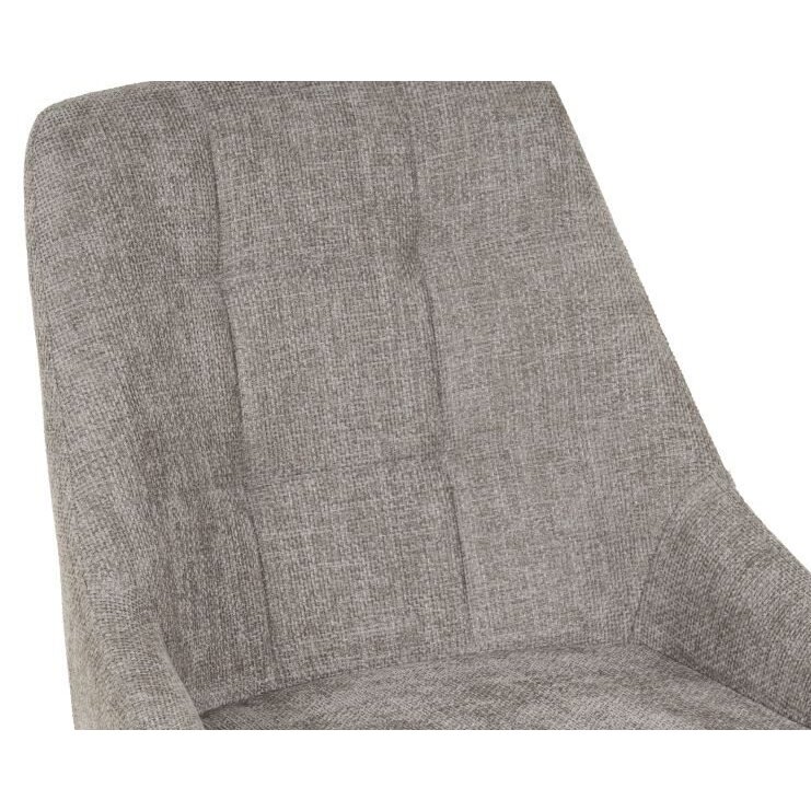 Kėdė KENT GREY, pilka, rogožka, pilkos kojos 5