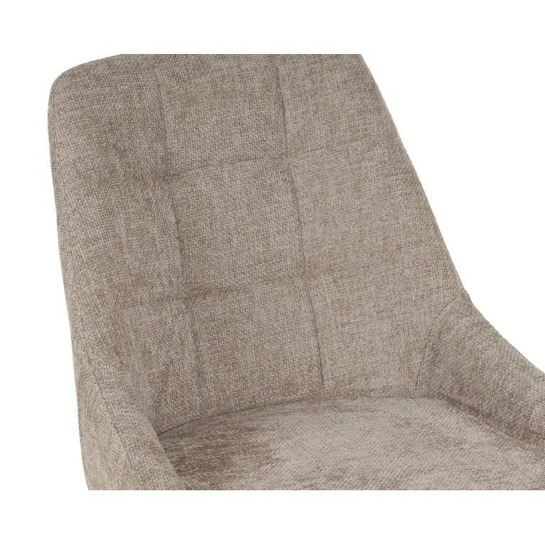 Kėdė KENT GREY, ruda, rogožka, pilkos kojos 5 Kėdė KENT GREY, ruda, rogožka, pilkos kojos 5