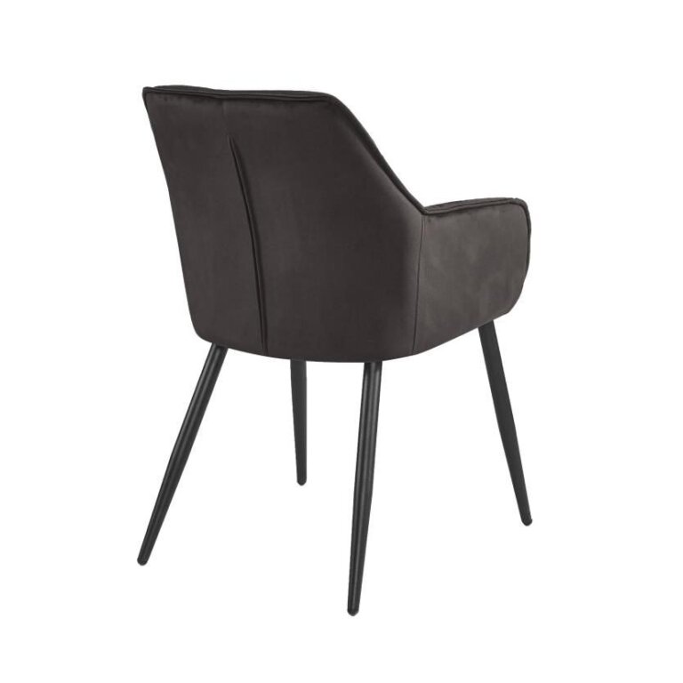 Kėdė su porankiais BEL, ruda, veliūrinė 3 Kėdė su porankiais BEL, ruda, veliūrinė 3