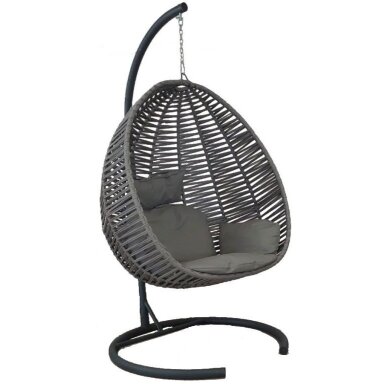 Lauko kabamas krėslas COOCON 115, pilka