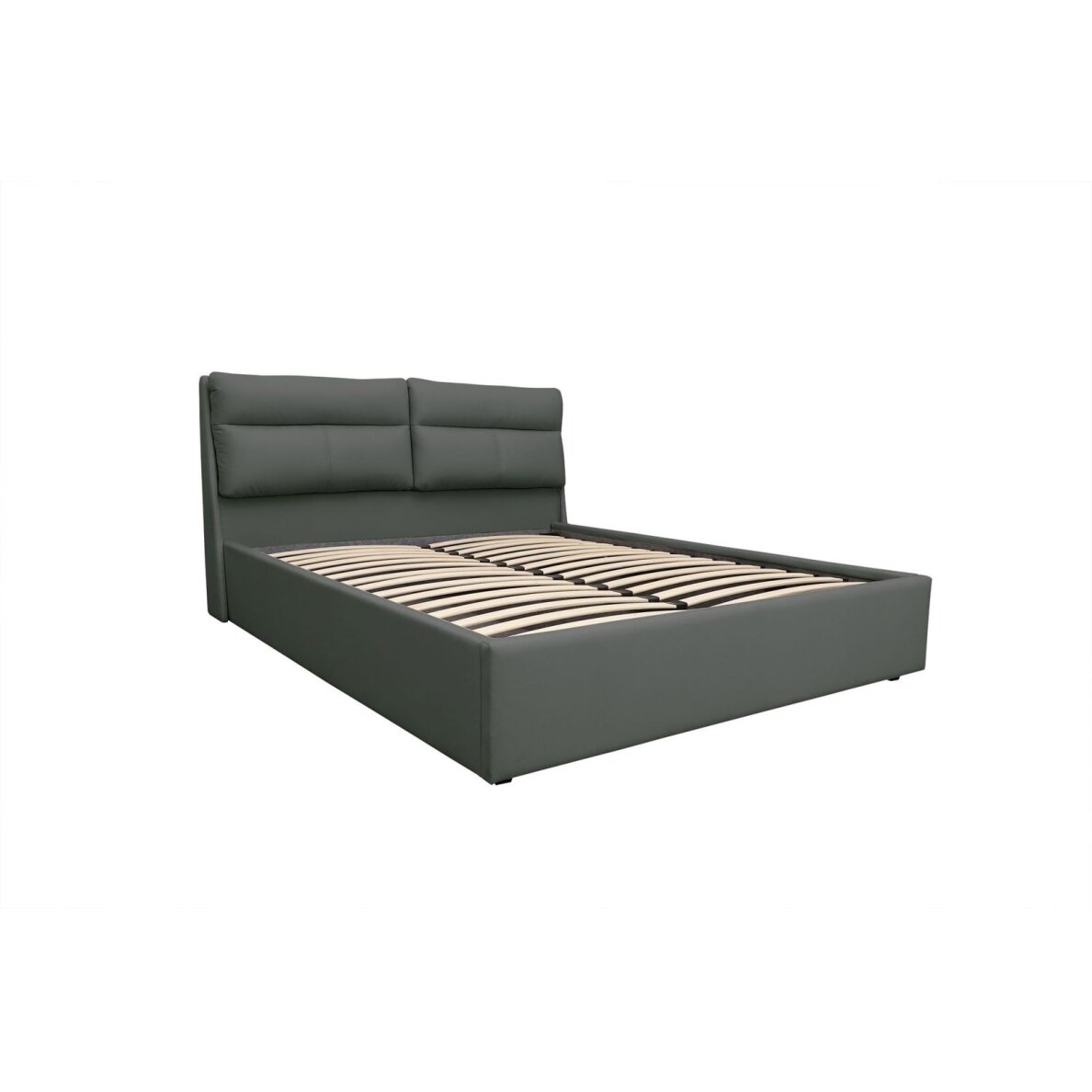 Lova su patalynės dėže AURORA NEW 180x200 cm, tamsiai pilka 1 Lova su patalynės dėže AURORA NEW 180x200 cm, tamsiai pilka 1
