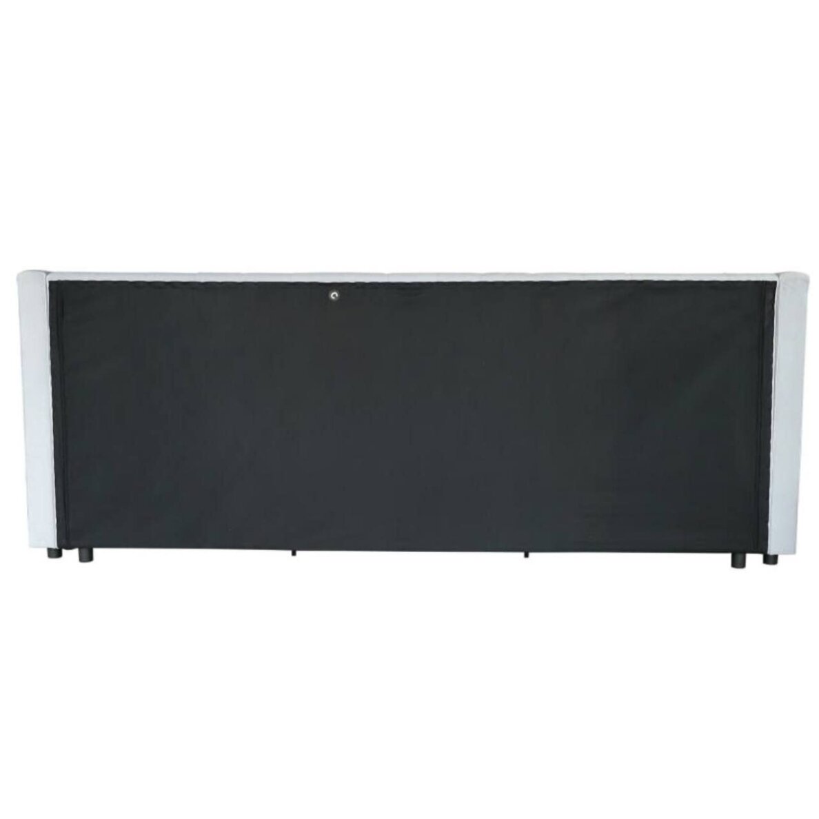 Lova su patalynės dėže CAMILA 90x200 cm, šviesiai pilka 4 Lova su patalynės dėže CAMILA 90x200 cm, šviesiai pilka 4