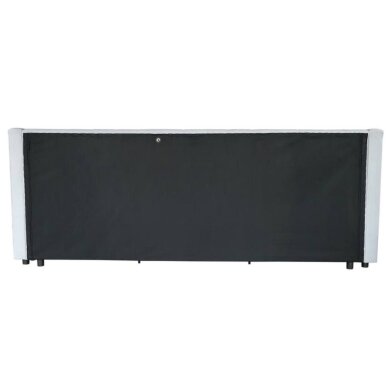 Lova su patalynės dėže CAMILA 90x200 cm, šviesiai pilka 4