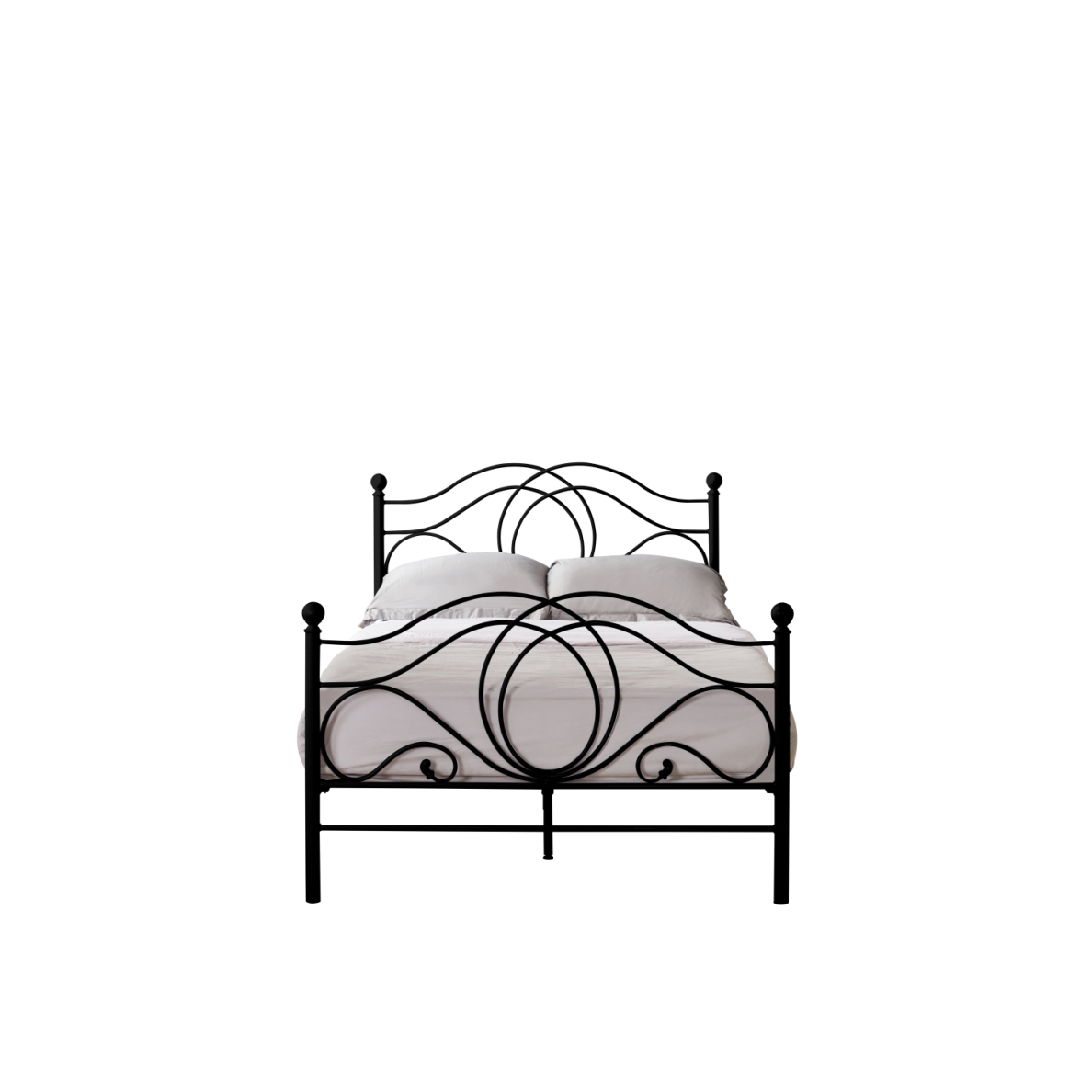 Metalinė lova 120x200 (juodi) 1 Metalinė lova 120x200 (juodi) 1