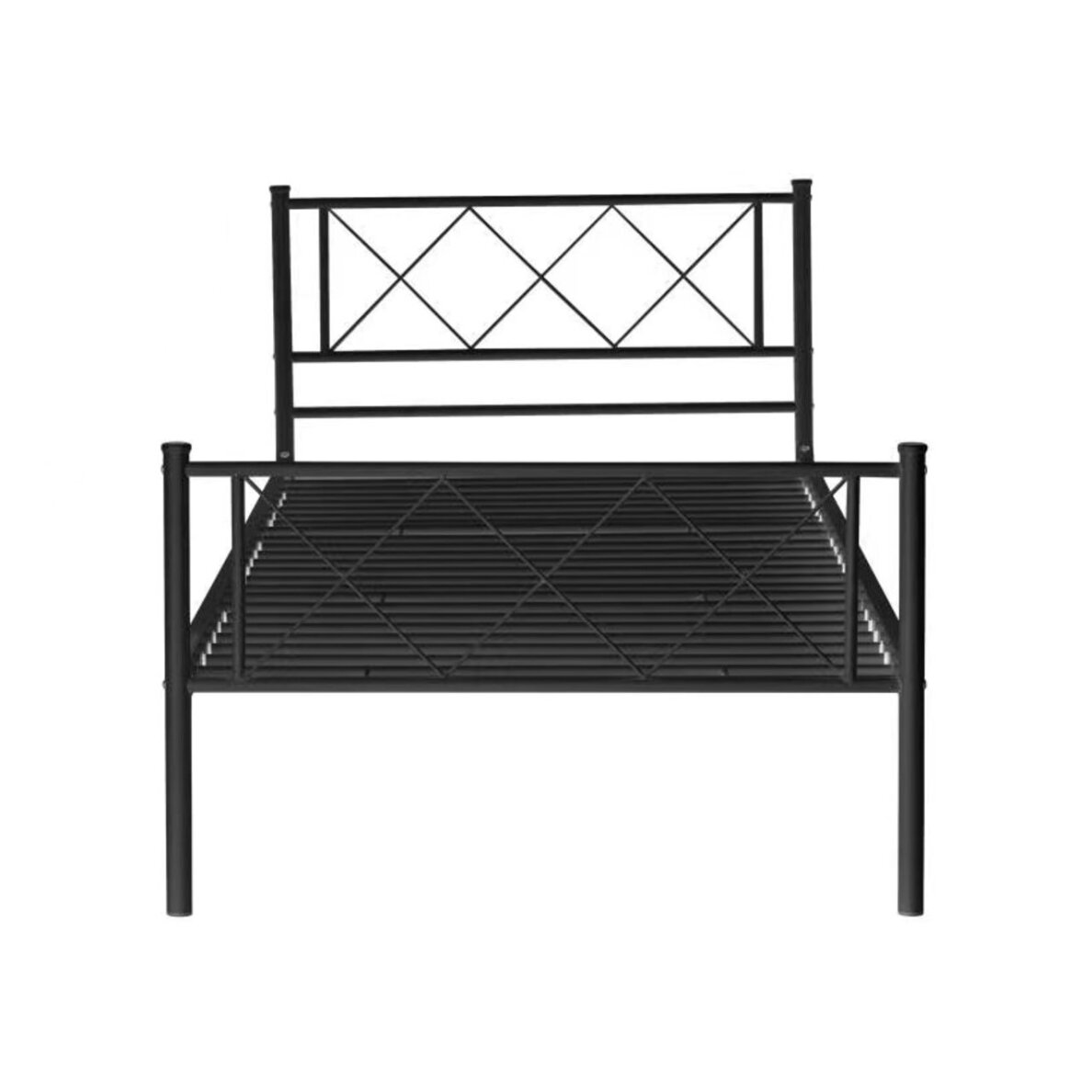 Metalinė lova 90x200 (juodi) 1