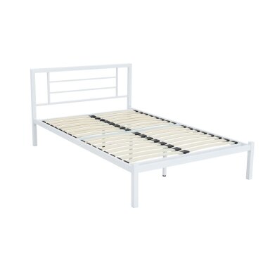 Metalinė lova 120x200 (balti)