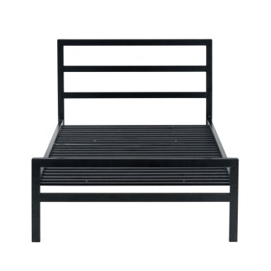 Metalinė lova 90x200 (juodi)