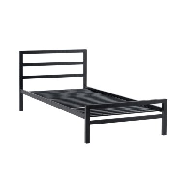 Metalinė lova 90x200 (juodi)