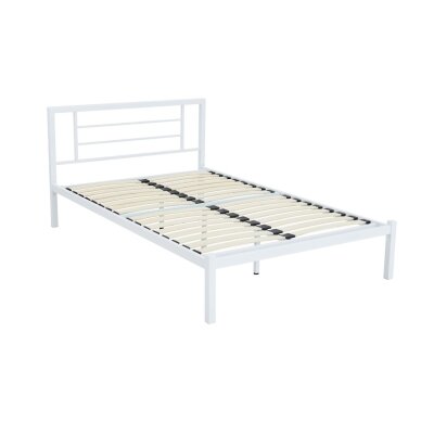 Metalinė lova 120x200 (balti)