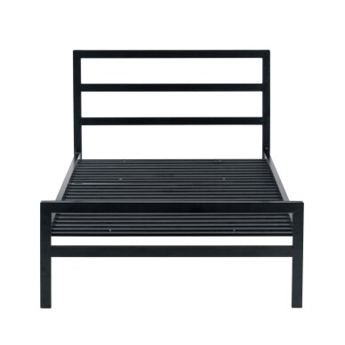Metalinė lova 90x200 (juodi) 1 Metalinė lova 90x200 (juodi) 1