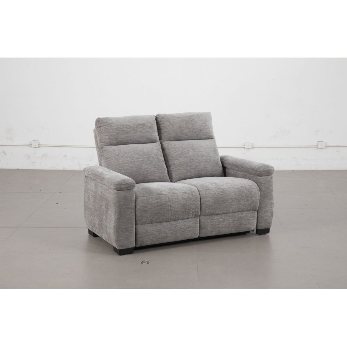 Modulinė dvivietė sofa su elektriniais reglaineriais 51592M, pilka 1 Modulinė dvivietė sofa su elektriniais reglaineriais 51592M, pilka 1