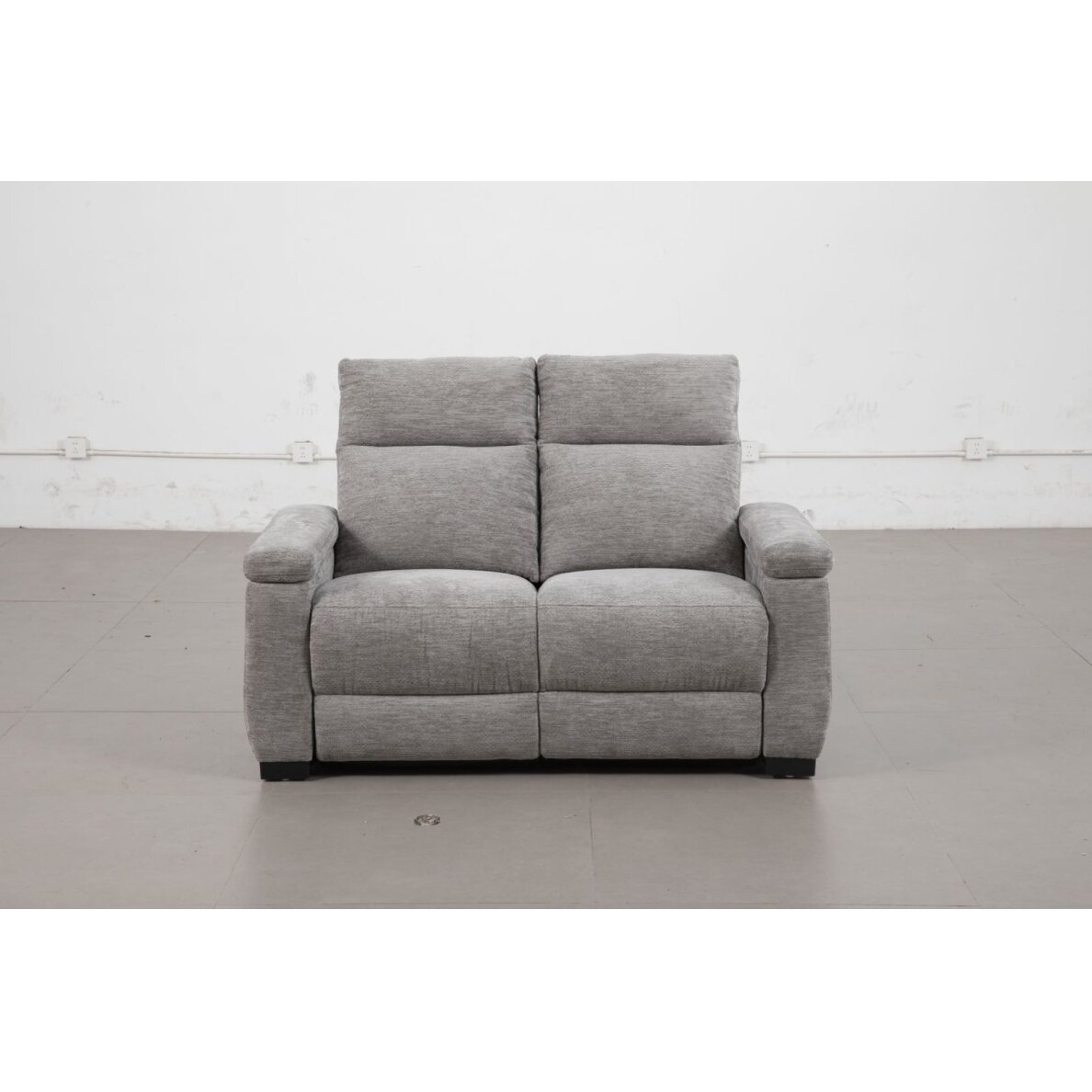 Modulinė dvivietė sofa su elektriniais reglaineriais 51592M, pilka Modulinė dvivietė sofa su elektriniais reglaineriais 51592M, pilka