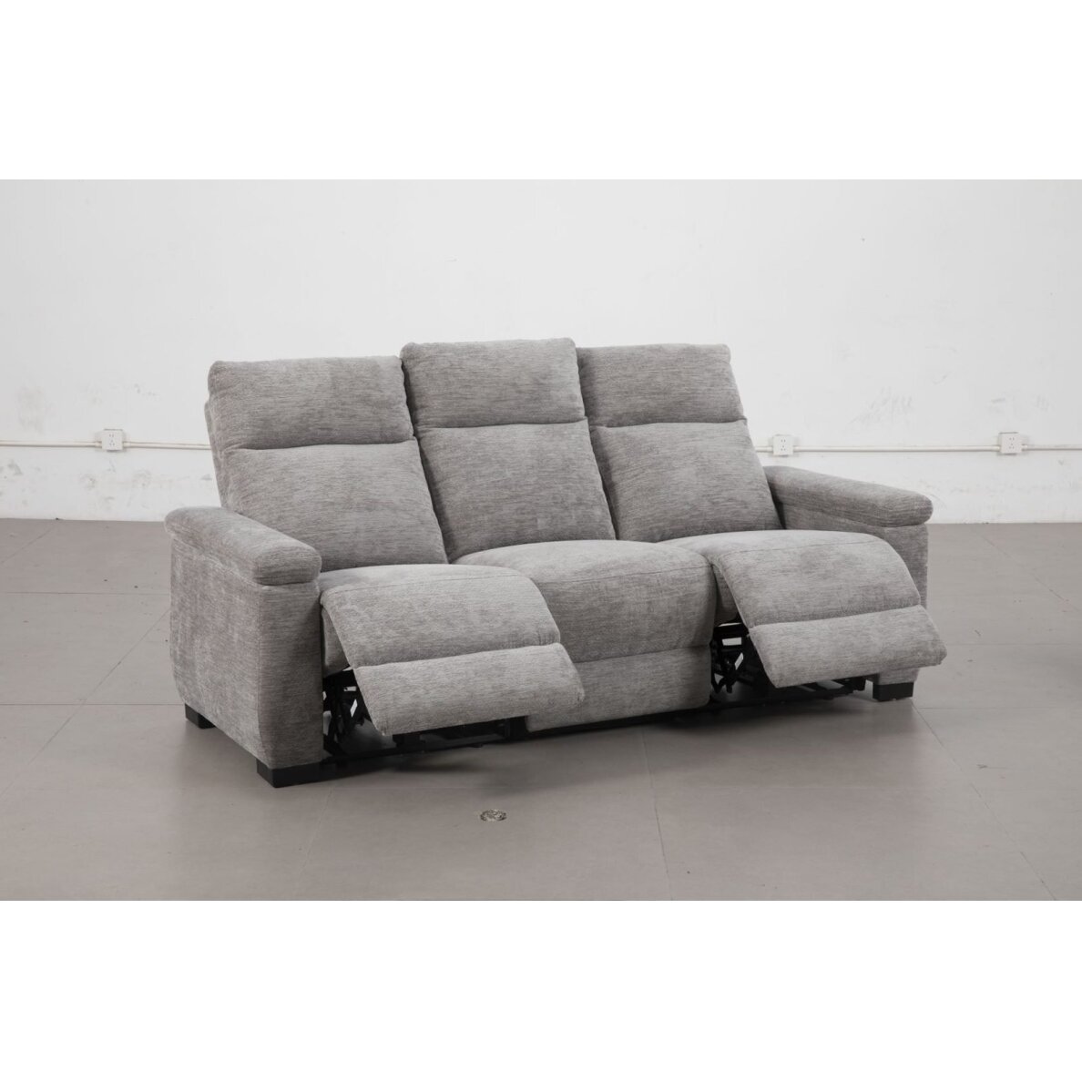 Modulinė trivietė sofa 51592M, pilka 1 Modulinė trivietė sofa 51592M, pilka 1