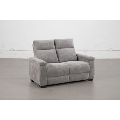 Modulinė dvivietė sofa su elektriniais reglaineriais 51592M, pilka Modulinė dvivietė sofa su elektriniais reglaineriais 51592M, pilka