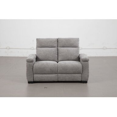Modulinė dvivietė sofa su elektriniais reglaineriais 51592M, pilka Modulinė dvivietė sofa su elektriniais reglaineriais 51592M, pilka