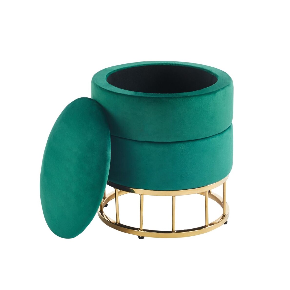 Pufasas aksomas (žalia)