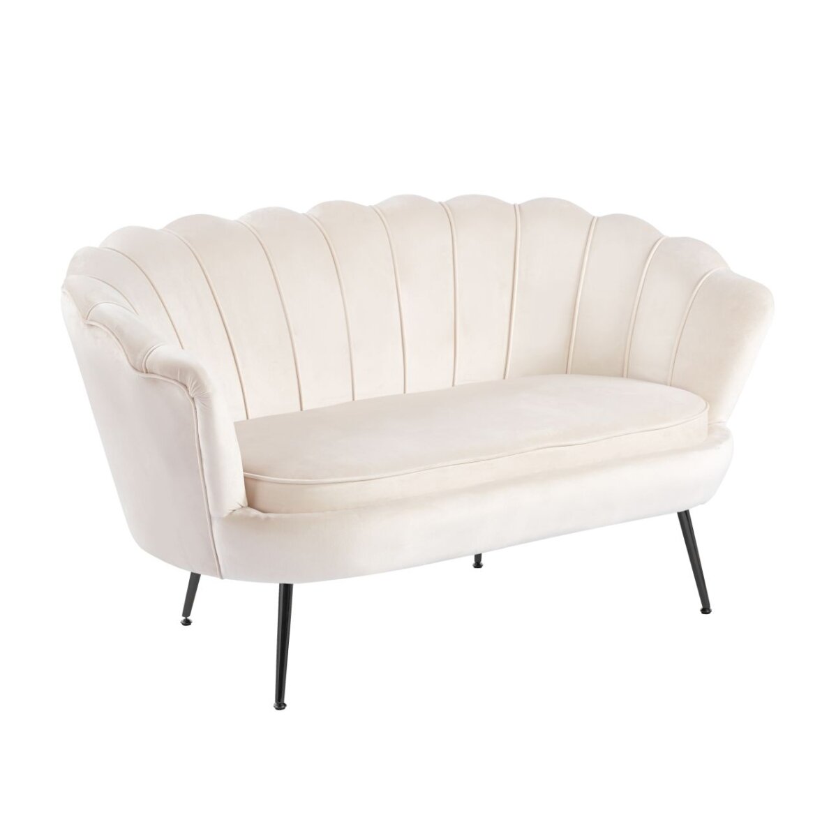 Sofa aksomas (B) - Riviera 06 smėlinė
