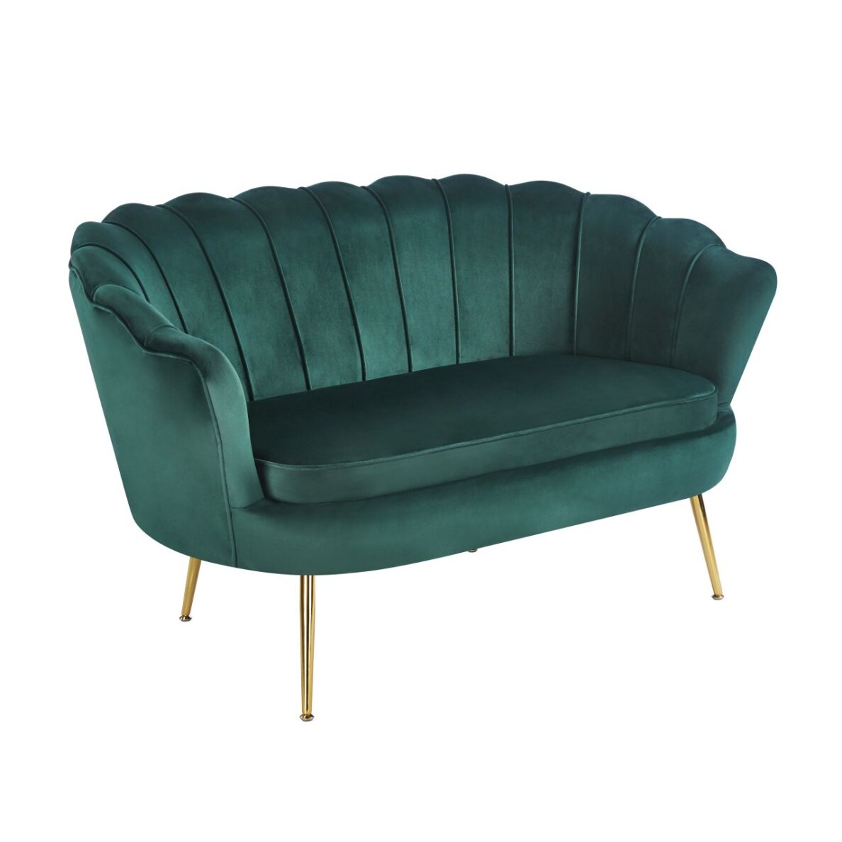 Sofa aksomas (G) - Riviera 38 žalia