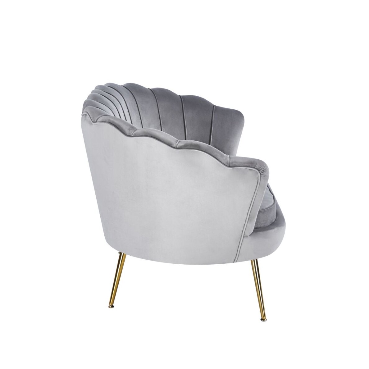 Sofa aksomas (G) - Riviera 91 pilka 2