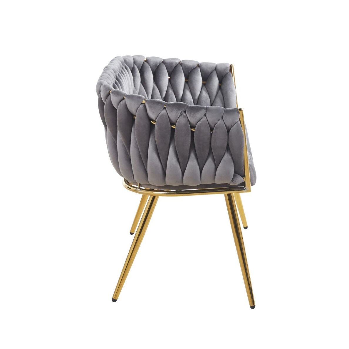 Sofa aksomas - Riviera 91 pilka 2
