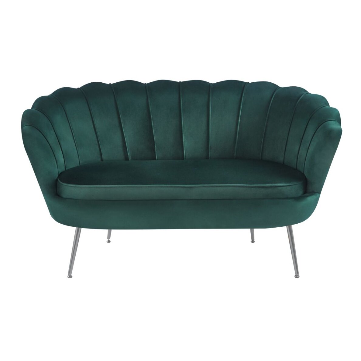 Sofa aksomas (S) - Riviera 38 žalia 2