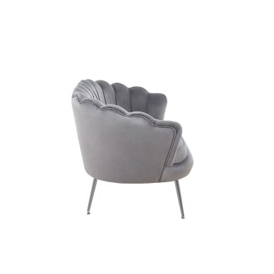 Sofa aksomas (pilka) /kojos sidabriniai/ 2 Sofa aksomas (pilka) /kojos sidabriniai/ 2