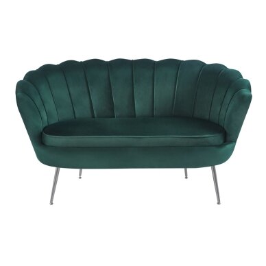 Sofa aksomas (S) - Riviera 38 žalia 2