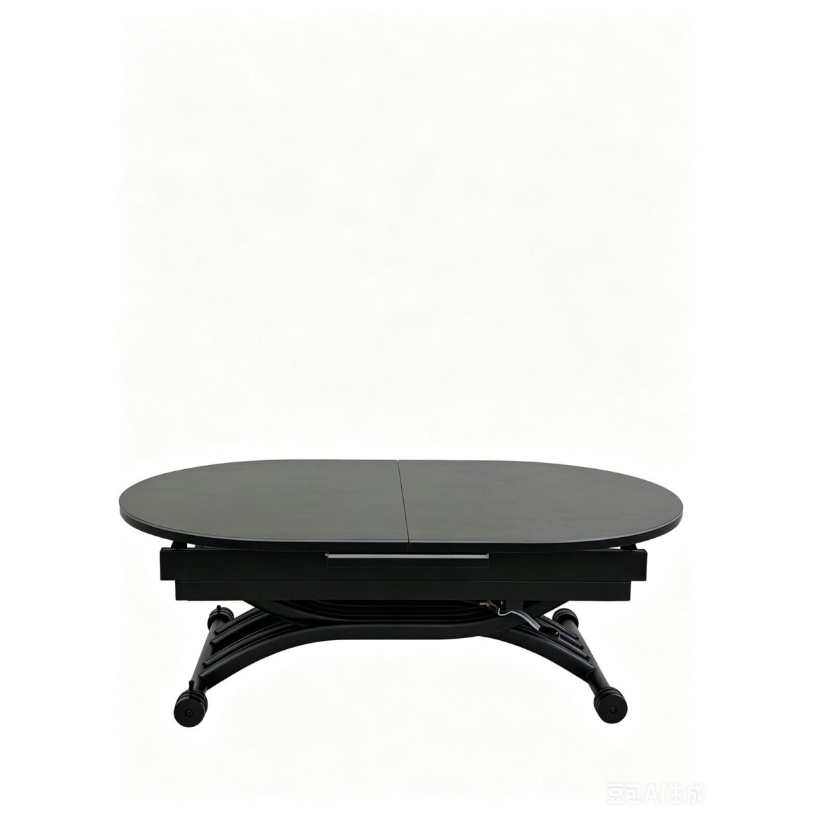 Stalas transformeris BREMEN 120-150x75 cm, tamsiai pilka 2 Stalas transformeris BREMEN 120-150x75 cm, tamsiai pilka 2