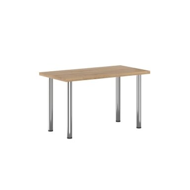Stalas (auksinis amatininko ąžuolas + kojos I chromas) 67x128
